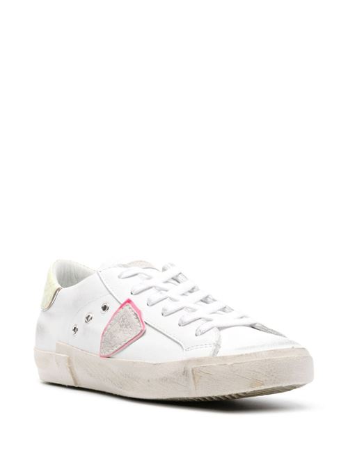 Paris lace-up leather sneakers Philippe Model | PRLDVCP2